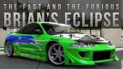 Fast & Furious Diecast Model 1/24 1995 Brian\'s Mitsubishi Eclipse