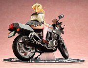 Bakuon!! Socha 1/7 Rin Suzunoki & GSX400S Katana 14 cm