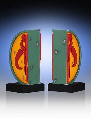 Star Wars Bookends Mandalorian Logo 11 cm