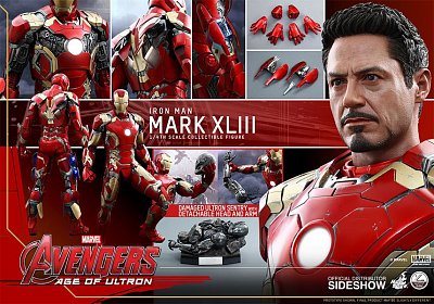 Avengers Age of Ultron QS Series Akčnífigur 1/4 Iron Man Mark XLIII 49 cm