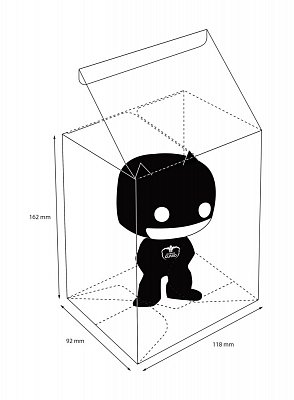 Ultimate Guard Protective kryt  for Funko POP!™ figurkas in Counter-Top Display (40)