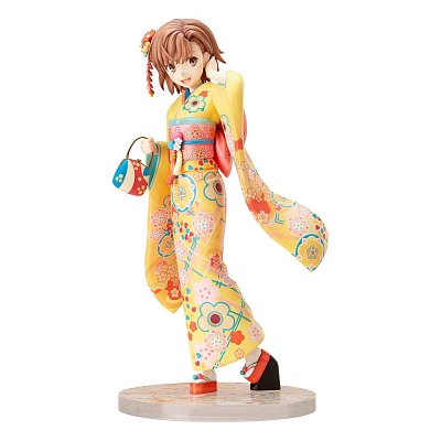 A Certain Scientific Railgun T PVC Socha 1/7 Mikoto Misaka Furisode Verze 24 cm