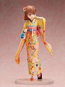 A Certain Scientific Railgun T PVC Socha 1/7 Mikoto Misaka Furisode Verze 24 cm