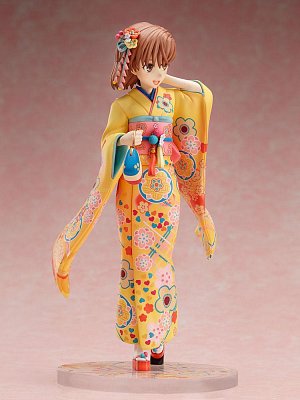 A Certain Scientific Railgun T PVC Socha 1/7 Mikoto Misaka Furisode Verze 24 cm