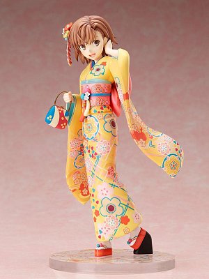 A Certain Scientific Railgun T PVC Socha 1/7 Mikoto Misaka Furisode Verze 24 cm