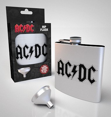 AC/DC Hip Flask Logo