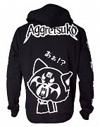 Aggretsuko Hooded Sweater Sleeve Faces
