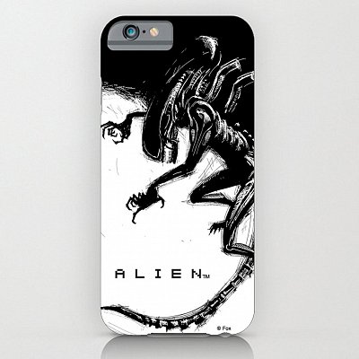Alien iPhone 6 Plus kryt  Xenomorph Black & White Comic