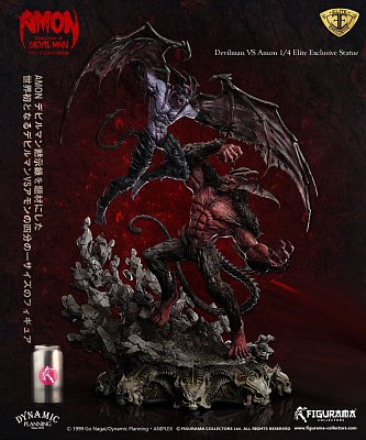 Amon The Apocalypse of Devilman Elite Exclusive Statue 1/4 Devilman vs Amon by Caleb Nefzen 76 cm