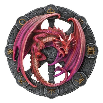 Anne Stokes Plaque Lammas Dragon 32 cm