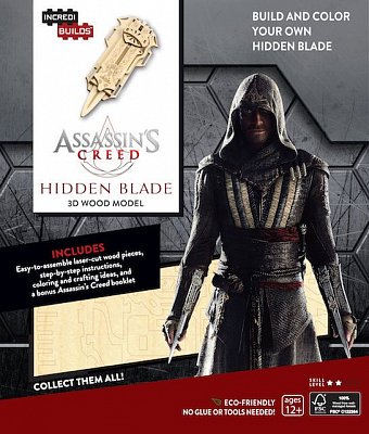 Assassin\'s Creed IncrediBuilds 3D Wood Model Kit Hidden Blade