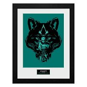 Assassins Creed Valhalla Collector Print Framed Poster Wolf