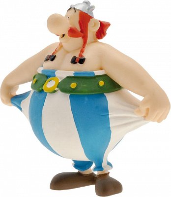 Asterix figurka  Obelix holding his pants 8 cm