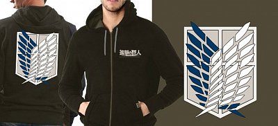 Attack on Titan Hooded Sweater Scout Black