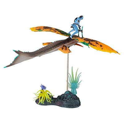 Avatar: The Way of Water Deluxe Large Action Figures Jake Sully & Skimwing