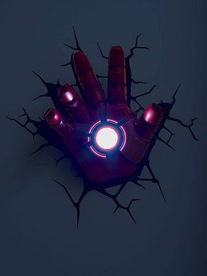 Avengers 3D LED světlo Iron Man Hand