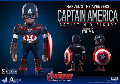 Avengers Age of Ultron Artist Mix Bobble-Head Captain America 14 cm