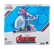 Avengers: Beyond Earth's Mightiest Marvel Legends Action Figure Hawkeye with Sky-Cycle 15 cm