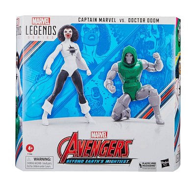 Avengers: Beyond Earth's Mightiest Marvel Legends Action Figures Captain Marvel vs. Doctor Doom 15 cm