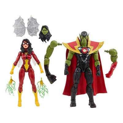 Avengers: Beyond Earth's Mightiest Marvel Legends Action Figures Skrull Queen & Super-Skrull 15 cm