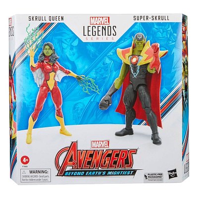 Avengers: Beyond Earth's Mightiest Marvel Legends Action Figures Skrull Queen & Super-Skrull 15 cm