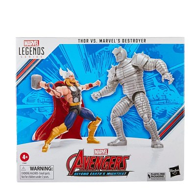 Avengers: Beyond Earth's Mightiest Marvel Legends Action Figures Thor vs. Marvel's Destroyer 15 cm