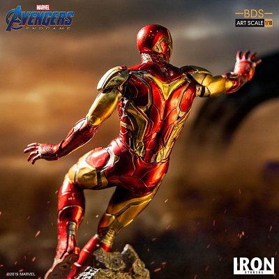 Avengers Endgame BDS Art Scale Statue 1/10 Iron Man Mark LXXXV 29 cm --- DAMAGED PACKAGING