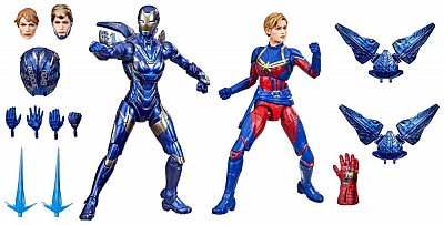 Avengers: Endgame Marvel Legends akční figurka 2021 Captain Marvel & Rescue Armor 15 cm - Poškozený obal