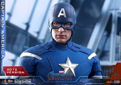 Avengers: Endgame Movie Masterpiece Action Figure 1/6 Captain America (2012 Version) 30 cm - Damaged packaging