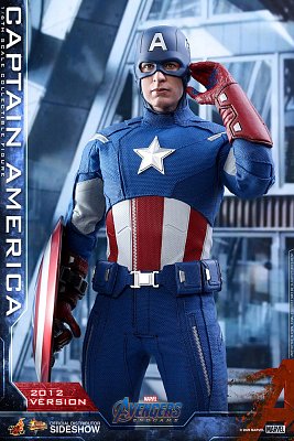 Avengers: Endgame Movie Masterpiece Action Figure 1/6 Captain America (2012 Version) 30 cm - Damaged packaging