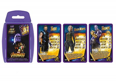 Avengers Infinity War Card Game Top Trumps *French Version*