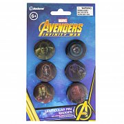 Avengers Infinity War Lenticular Pin Badges 6-Pack