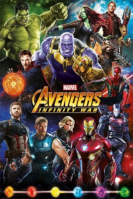 Avengers Infinity War Poster Pack Characters 61 x 91 cm (5)