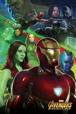 Avengers Infinity War plakát  Pack Iron Man 61 x 91 cm (5)