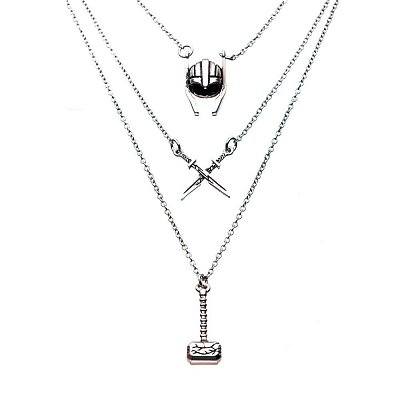 Avengers Stainless Steel Necklaces with Pendants Thor