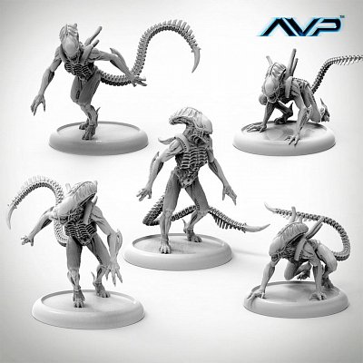 AvP Tabletop Game The Hunt Begins Expansion Pack Alien Warriors *German Version*