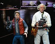 Sběratelská akční figurka Back to the Future Ultimate Doc Brown (1985) 18 cm