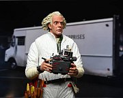 Sběratelská akční figurka Back to the Future Ultimate Doc Brown (1985) 18 cm