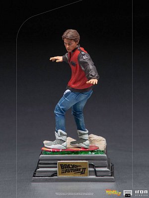 Back to the Future II Art Scale Statue 1/10 Marty McFly on Hoverboard 22 cm