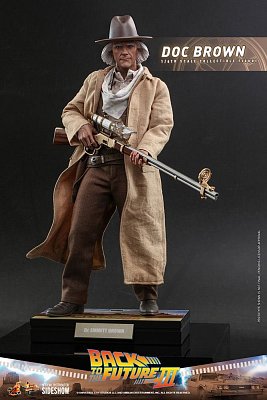 Back To The Future III Movie Masterpiece Action Figure 1/6 Doc Brown 32 cm