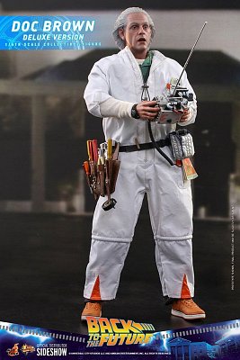 Back To The Future Movie Masterpiece Action Figure 1/6 Doc Brown (Deluxe Version) 30 cm