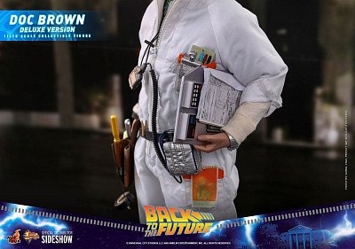 Back To The Future Movie Masterpiece Action Figure 1/6 Doc Brown (Deluxe Version) 30 cm