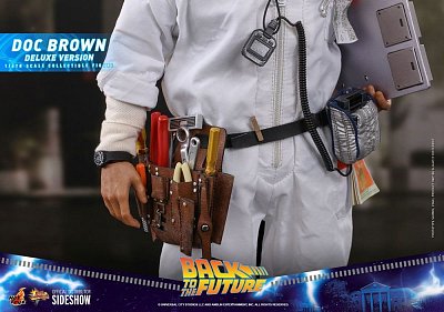 Back To The Future Movie Masterpiece Action Figure 1/6 Doc Brown (Deluxe Version) 30 cm