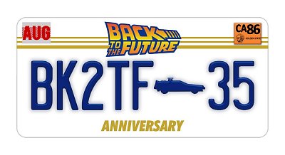 Back to the Future Pin Badge Limited Edition 35th Anniversary