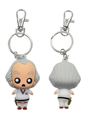 Back to the Future Pokis Rubber Keychain Doc Brown 6 cm