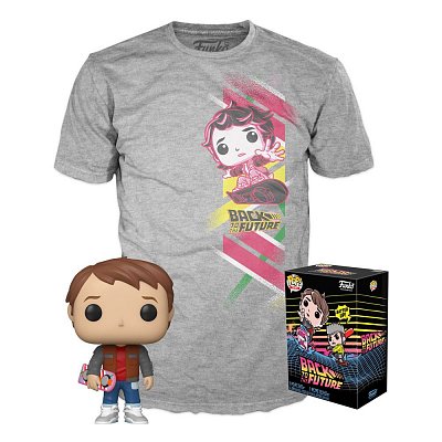 Back to the Future POP! & Tee Box Marty heo Exclusive