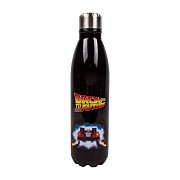 Back to the Future Water Bottle Burning Rubber