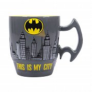 Batman Embossed Mug City Scene