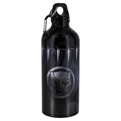 Black Panther Aluminium Water Bottle Iconic Logo & Claws