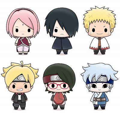 Boruto: Naruto Next Generations Chokorin Mascot Series Trading Figure 5 cm Assortment (6) --- DAMAGED PACKAGING